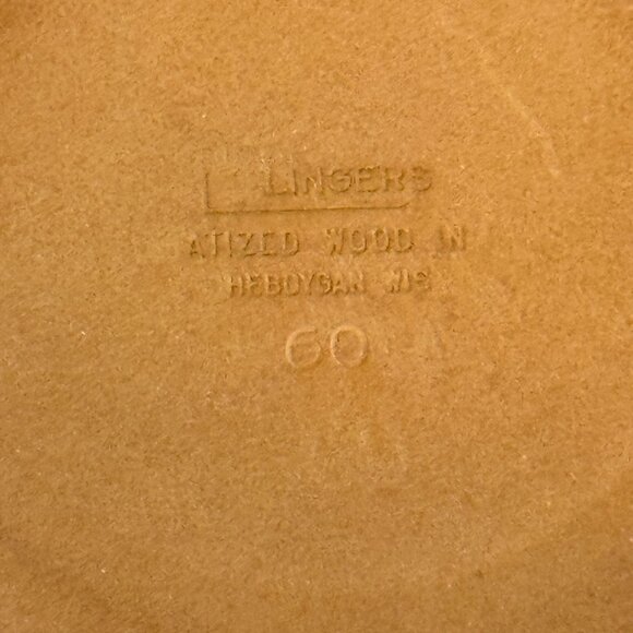 Vintage Elligners Atized Wood Bowls #60 Set Of 4 - Picture 3 of 8